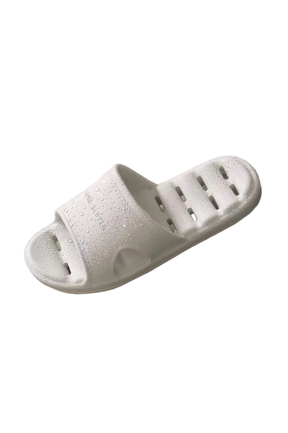 Shower Slippers for Men Women with Drain Holes Quick Drying Non Slip Bathroom Slippers Sandals Pool Slides