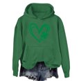 thumbnail image 1 of ShiShine St Patricks Day Sweatshirt for Women Hooded Long Sleeve Casual Pullover with Cute Print, 1 of 7