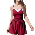 thumbnail image 1 of ShiShine Swim Rompers for Women One Piece Swimsuits Modest Full Coverage Summer Beach Bathing Suits with Pocket, 1 of 6