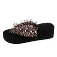 thumbnail image 1 of ShiShine Thong Flip Flops Sandals for Women Summer Casual Platform Wedge Sandals for Women with Arch Support Summer Casual Walking Shoes, 1 of 9