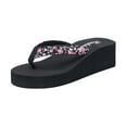 thumbnail image 1 of ShiShine Thong Flip Flops Sandals for Women Summer Casual Platform Wedge Sandals for Women with Arch Support Summer Casual Walking Shoes, 1 of 6