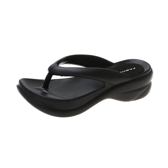 ShiShine Thong Flip Flops Sandals for Women Summer Casual Wedge Sandals for Women with Arch Support Summer Casual Walking Slippers