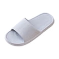 thumbnail image 1 of ShiShine Women And Men Cushioned Slide Soft Sole Textured Non-Slip Slippers Casual Lightweight Slides Shower House Indoor, 1 of 4