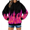 thumbnail image 1 of ShiShine Women's Colorful Graphic Hoodies Print Cool Sweatshirt Cool Design with Pocket, 1 of 9