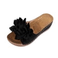 thumbnail image 1 of ShiShine Women's Comfortable Wedge Sandals for Beach Open Toe Summer with Support, 1 of 9