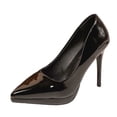 thumbnail image 1 of ShiShine Women's High Heels Pumps Closed Pointed Toe Stiletto Heels Dress Wedding Shoes, 1 of 9