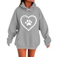 thumbnail image 1 of ShiShine Women's Hoodies Fashion Printed Graphic Long Sleeve Hooded Sweatshirts with Pocket Casual Fall Drawstring Pullover, 1 of 5