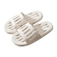 thumbnail image 1 of ShiShine Womens And Mens Non-Slip Slide Slippers Quick Dry Drainage Design Slipper Lightweight Slides Bathroom Shower, 1 of 5