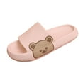 thumbnail image 1 of ShiShine Womens Comfortable Bear Slippers Lightweight Soft Sole Casual Home Bathroom 、Beach Sandals, 1 of 3