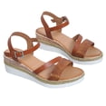 thumbnail image 1 of ShiShine Womens Espadrille Wedge Sandals Ankle Strap Casual Everyday Walking Shoes, 1 of 9