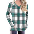 thumbnail image 1 of ShiShine Womens Fashion Tops Hoodies V Neck Pullover Oversized Sweatshirts Long SLeeve Shirts Loose Fit, 1 of 6
