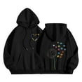 thumbnail image 1 of ShiShine Womens Graphic Hoodies Drawstring Long Sleeve Sweatshirt with Pocket Pullover, 1 of 5