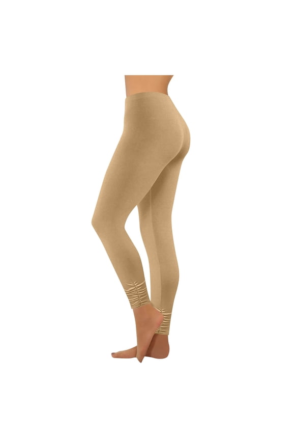 Womens High Waisted Yoga Pants Casual Stretch Full Length Cycling Workout Legging Tights