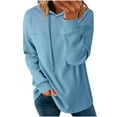 thumbnail image 1 of ShiShine Womens Hoodies Lightweight Long Sleeve Hooded Sweatshirts Fashion Pullover Hoodies Tops, 1 of 9