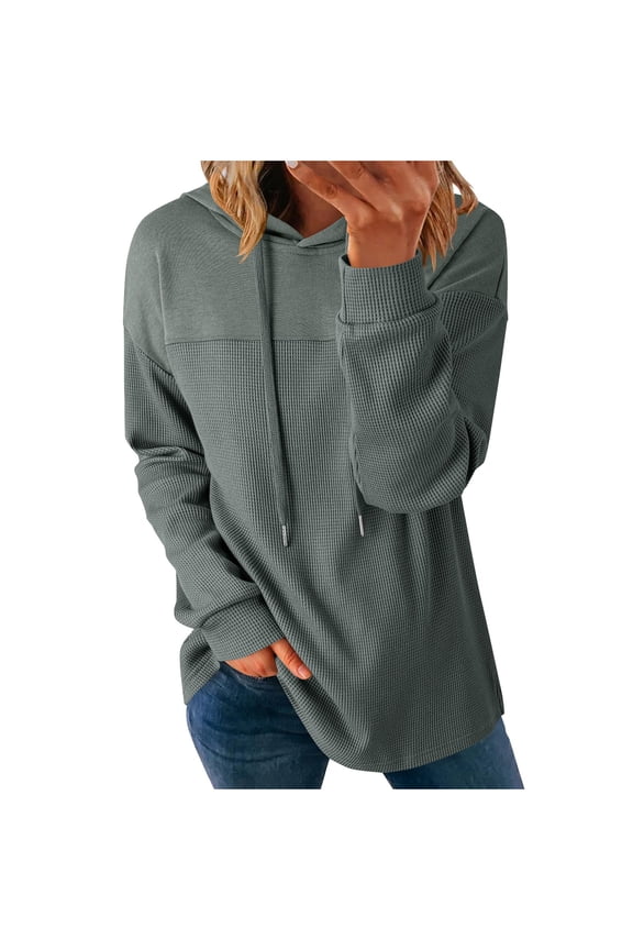 Womens Hoodies Lightweight Long Sleeve Hooded Sweatshirts Fashion Pullover Hoodies Tops