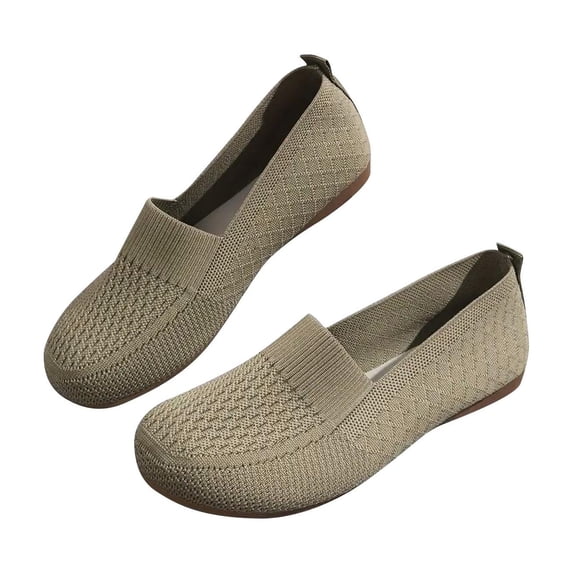 ShiShine Womens Perforated Close Toe Flat Sandals Breathable Lightweight Casual Summer Shoes