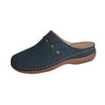 thumbnail image 1 of ShiShine Womens Perforated Studded Clog Mules Sandals Closed Toe Cushioned Everyday Casual Mules, 1 of 9