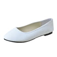 thumbnail image 1 of ShiShine Womens Round Toe Ballet Flats Slip On Soft Sole Comfortable Summer Casual Daily Shoes, 1 of 9