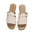 thumbnail image 1 of ShiShine Womens Slide Sandals Adjustable Buckle Strap Open Toe Casual Beach Sandals, 1 of 6