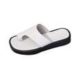 thumbnail image 1 of ShiShine Womens Thong Toe Loop Slide Sandals Slip On Casual Comfortable Flat Sandals Lightweight Summer Beach Shoes, 1 of 8
