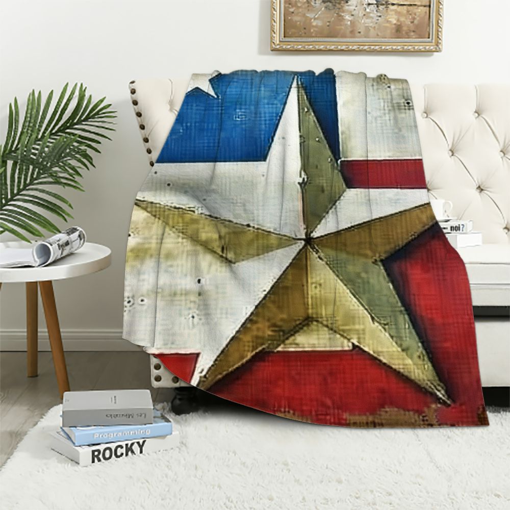 American Flag Throw Blanket main image 1