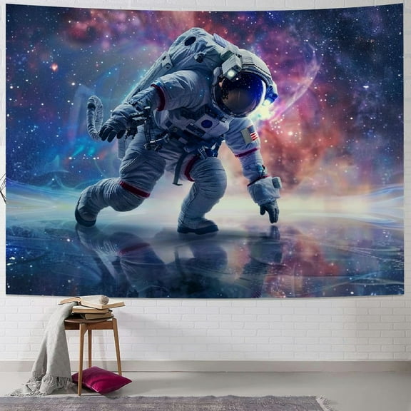 Shiartex  Astronaut Tapestry Wall Hanging Space Men Guys Astrology Cool Spaceman Universe Outer Space for Bedroom Cool Room Decor 40x30inch