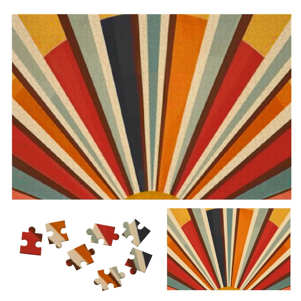 Shiartex Bauhaus Art Deco Wooden Jigsaw Puzzle for Adults and Kids ...