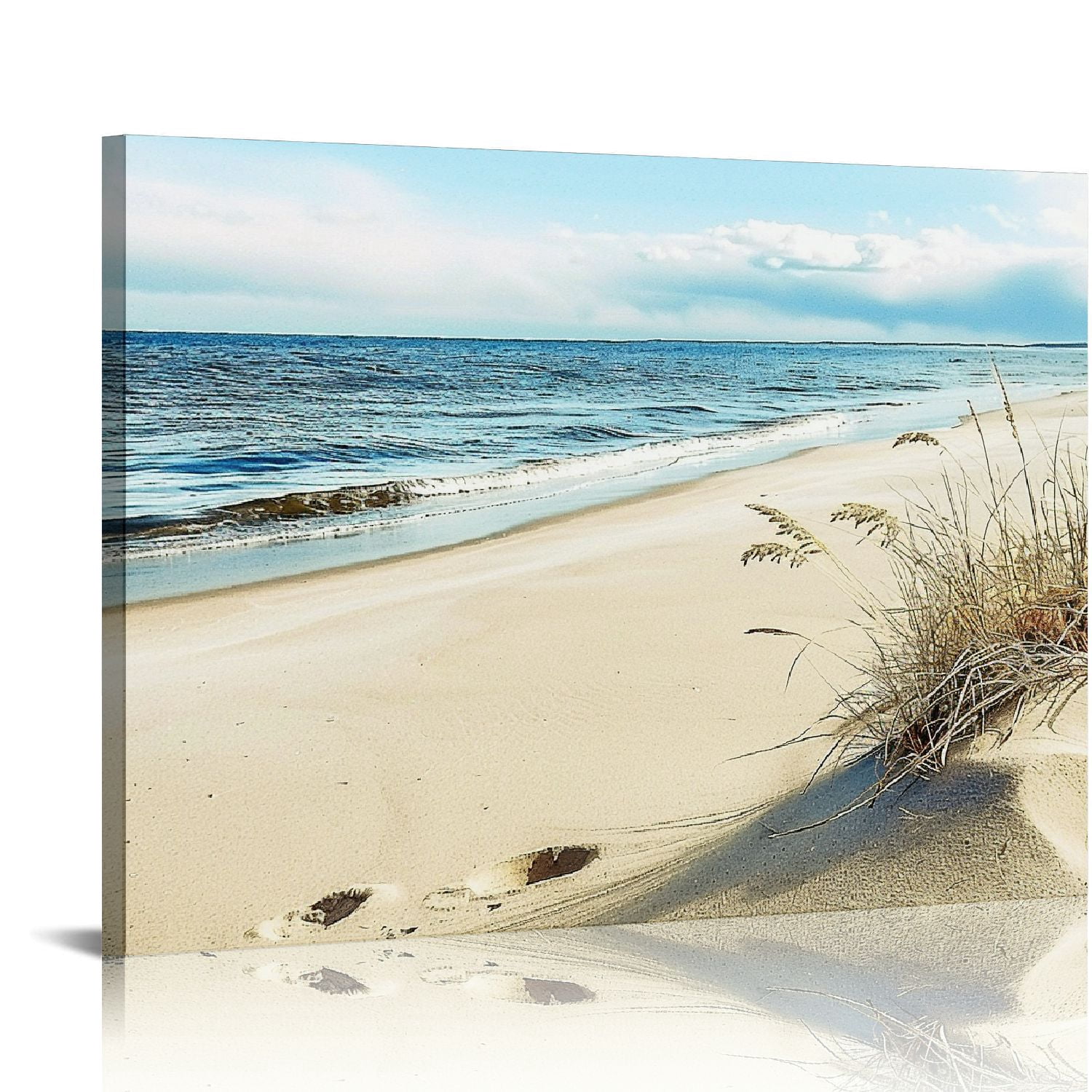 Shiartex Beach Pictures Wall Art for Bathrooms Canvas Seacoast Theme ...