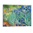 thumbnail image 1 of Shiartex Blue Flower for Home Office Decor Canvas Wall Art Picture 20x16in, 1 of 3