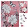 thumbnail image 1 of Shiartex Butterfly Flowers Wooden Jigsaw Puzzle for Family Leisure and Entertainment - Gift for Family Friends - Premium Eco-Friendly Material - Artistic Home Decor 300PCS, 1 of 8