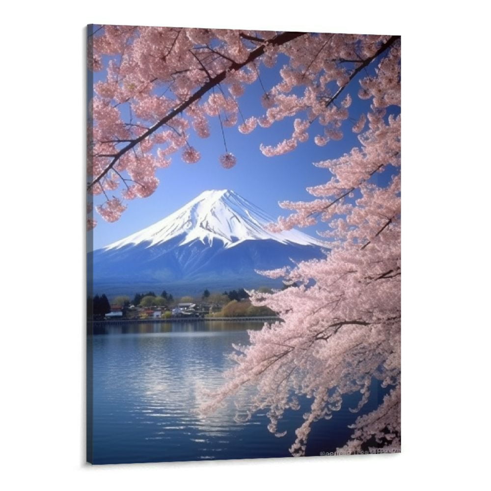 Shiartex Canvas Wall Art Cherry Blossoms Framed Prints Painting Modern ...