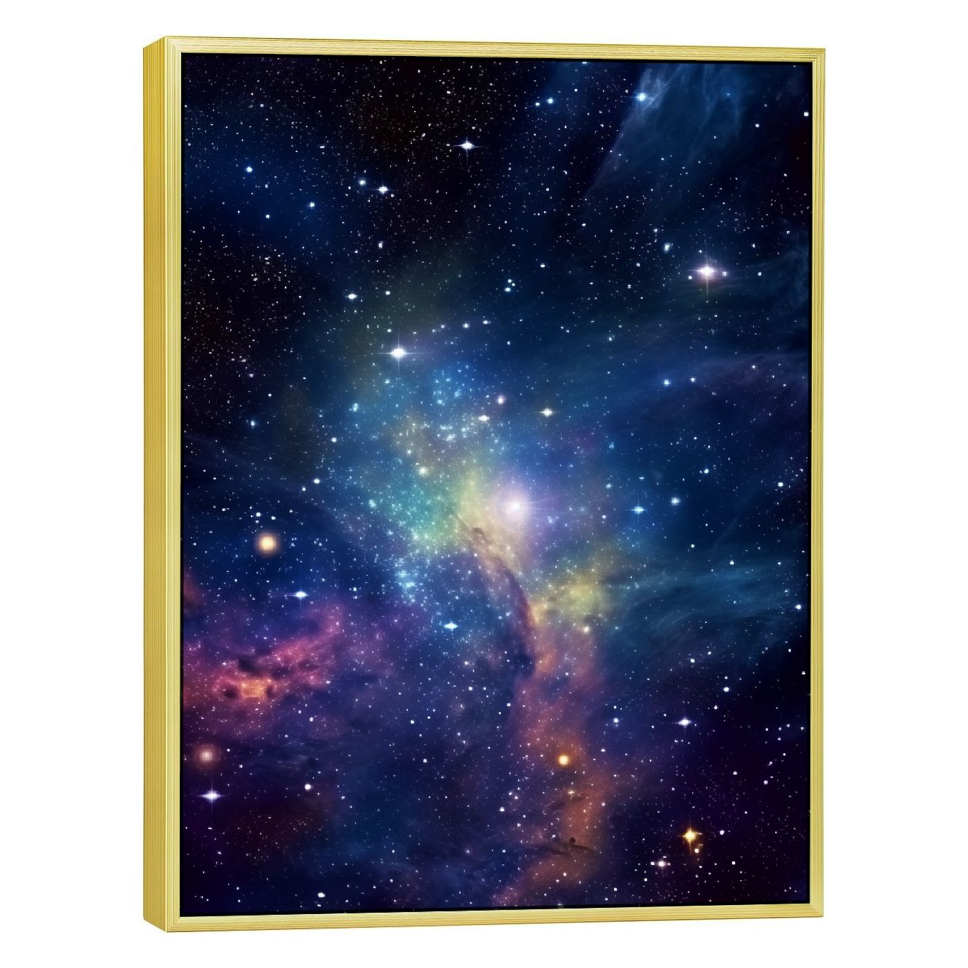 Shiartex Canvas Wall Art Outer Space Fantastic Artwork Nebula Galaxy ...