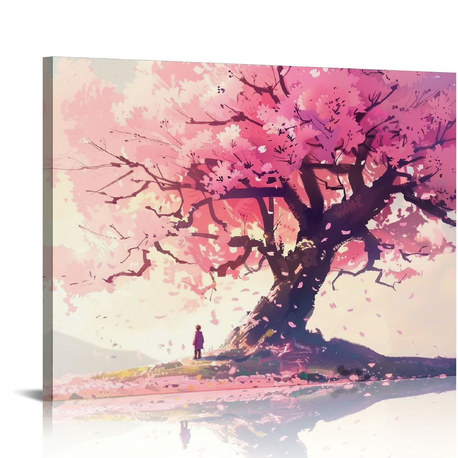 Shiartex Cherry Blossom Tree Poster | Botanical Flower Prints | Pink ...