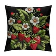 thumbnail image 1 of Shiartex Colorful Strawberry Botanical Print Throw Pillow Covers Vintage Decorative Pillow Cases Outdoor Farmhouse Decoration for Sofa Couch Bed，Multi-Size, 1 of 5