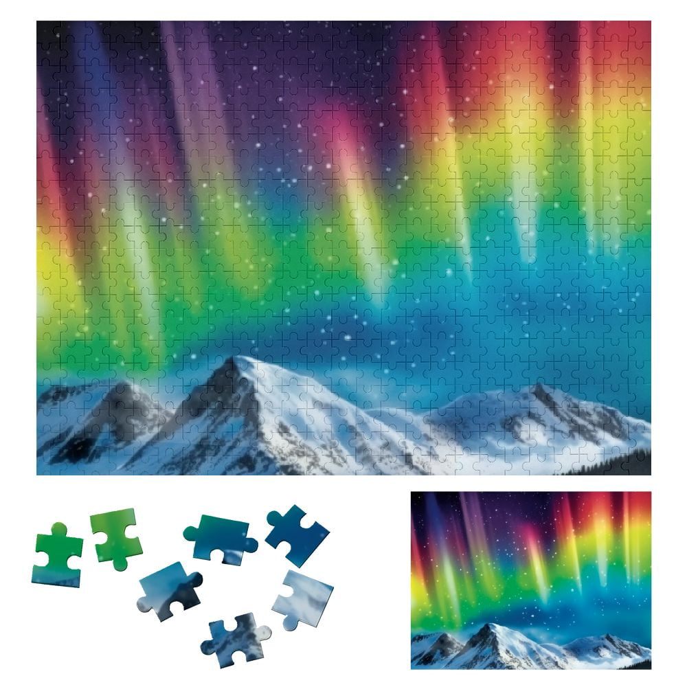 Shiartex Cosmic Lights Jigsaw Puzzle for Families and Adults, Outer ...