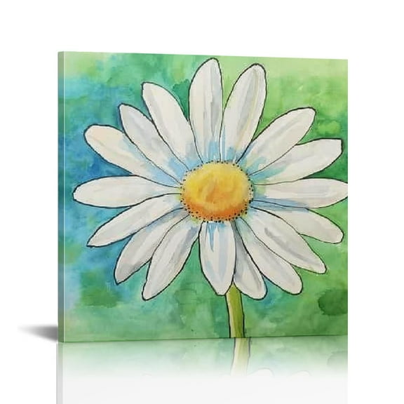 Shiartex Daisy Modern Canvas Prints Ready To Hang Art Decor