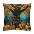 thumbnail image 1 of Shiartex Fall Throw Pillow Covers Soft Kids Pumpkin Decorative Throw Pillowcases for Fall Maple Leaf Pillow Cases Cushion Covers Autumn Decorations Black Cushion Cases Room Decor White, 1 of 5
