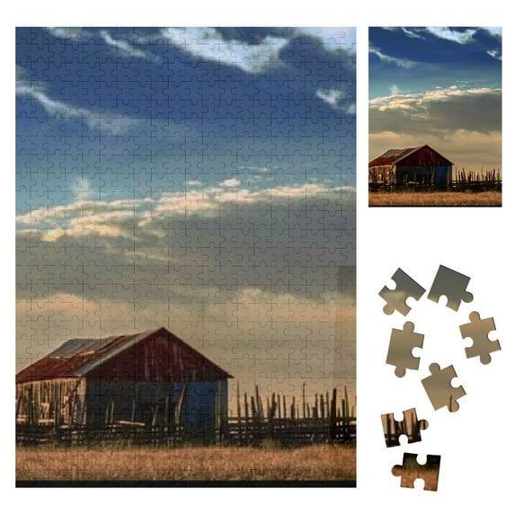 Shiartex Farm Animals Wood Jigsaw Puzzle for Family Friends Gift- Premium Eco-Friendly Wooden Puzzle for Home Decor and Relaxation 500PCS