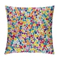 thumbnail image 1 of Shiartex  Fiesta Round Rainbow Colored Pattern Throw Pillow Cover,Decorative Square Accent Pillow Case&nbsp;Pillowcases for Couch Bed Car Living Room, 1 of 5