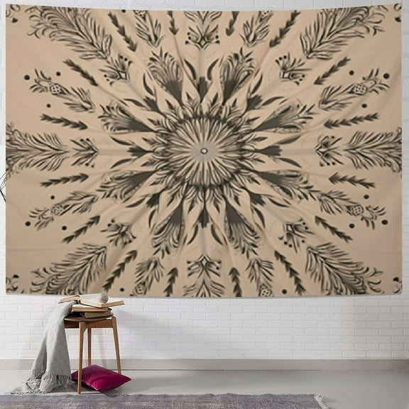 Shiartex  Floral Bohemian Tapestry-Flower Aesthetic Tapestry-Hippie Wall Hanging Boho Tapestry-Small Mandala Room Decor-Tapestries for Bedroom Living Room Dorm 40x30inch