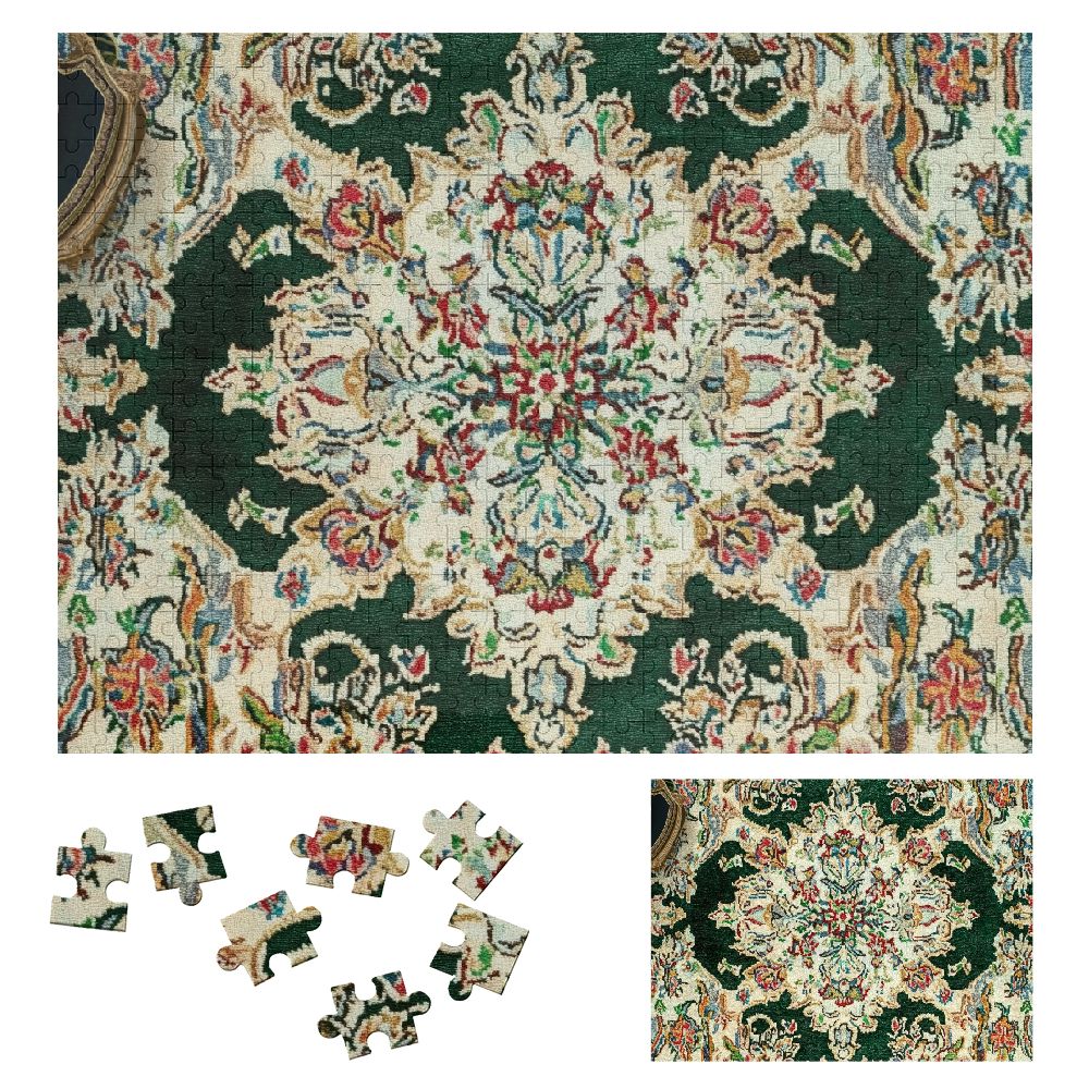 Shiartex Floral Design Wooden Jigsaw Puzzle for Adults | Impossible ...