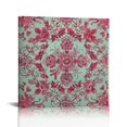 thumbnail image 1 of Shiartex Flower Design Wall Art Canvas Prints Ready To Hang Home Room Art Decor 12x12in, 1 of 6