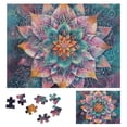 thumbnail image 1 of Shiartex Flower Star Sacred Geometry Wooden Jigsaw Puzzle for Adults - Relaxing and Engaging Leisure Game Gift for Family Friends 500 PCS, 1 of 6