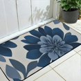 Shiartex Flowers Floor Mat Entryway Kitchen Dog Doormat Felt for Home