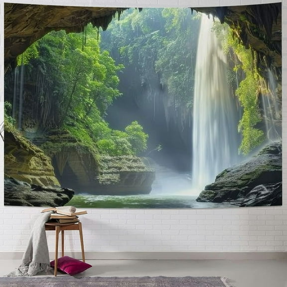 Shiartex Forest Tapestry Home Decor Landscape Tapestry Living Room Bedroom Decoration Tapestry Magic Tapestry Curtain Painting