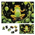 thumbnail image 1 of Shiartex Frog Green Leaves Bubbles Wooden Jigsaw Puzzle, Impossible Hard Challenge for Adults, Gift for Family Friends 1000 PCS, 1 of 6