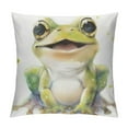 thumbnail image 1 of Shiartex Frog Pillow Covers, Frogs Gifts for Girls Frog Lovers Women, Frog Decor, Just a Girl Who Loves Frogs Pillow Case, Frog Decor for Bedroom, 1 of 5