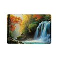 thumbnail image 1 of Shiartex Front Door Mat Outdoor Entrance Waterfall Forest Nature for Home with Non-Slip Bottom - Super Absorbent 24x16in, 1 of 5