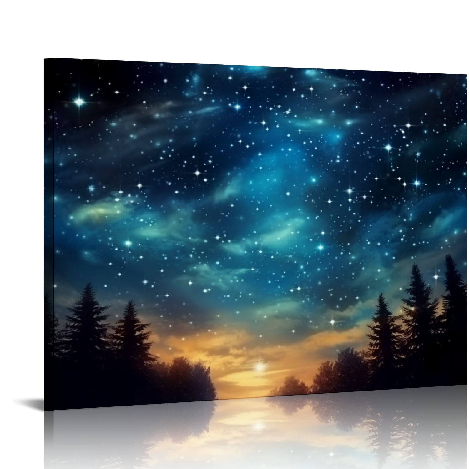 Shiartex Galaxy Wall Decor for Boys Room Canvas Wall Art Colorful ...