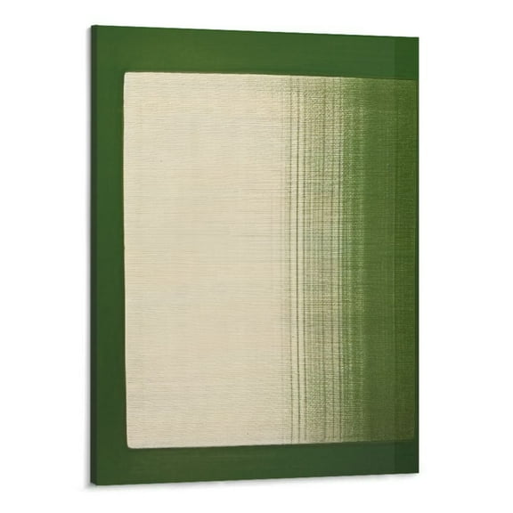Shiartex Green And White Abstract Wall Art Green Geometric Abstract Print Olive Green Canvas Dark Green Abstract Geometry Painting Mid Century Modern Pictures Green Minimalist Artwork Art 16x20 Inch